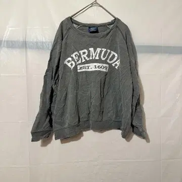 새상품급 Divison's of Bermuda 그레이 맨투맨 [ M ]