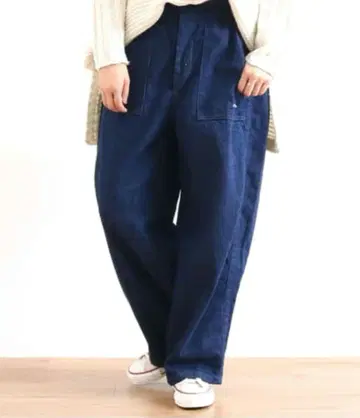 택 포함 새상품 Ordinary fits 제임스 팬츠 0 인디고