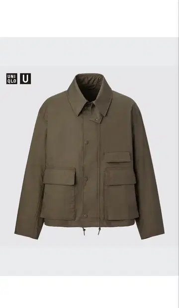 유니클로 U XL 유틸리티 숏 블루종