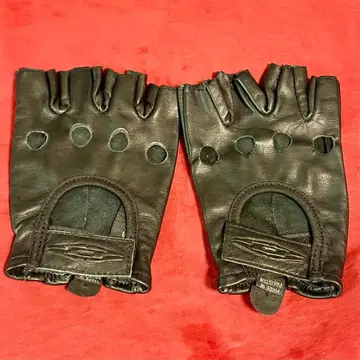 다마스쿠스 기어 가죽 장갑 드라이빙 그로브 하프 핑거 [ M 사이즈 ]