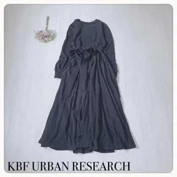 [벨트 포함] KBF 어반 리서치 코튼 원피스 볼륨 스커트