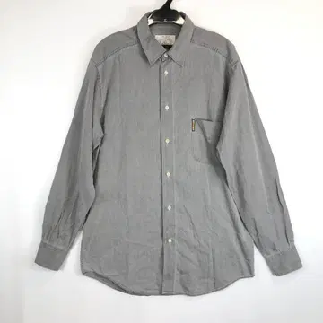 90s 이탈리아제 ARMANI JEANS 긴팔 버튼 셔츠 그레이 계열 S