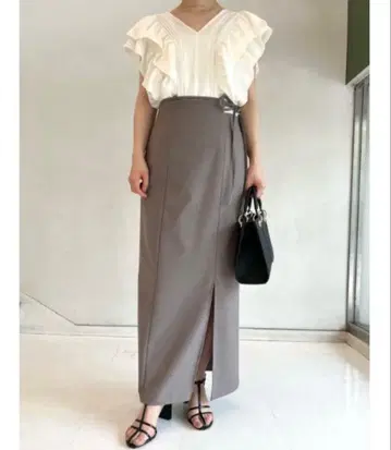 [ 스나이델 snidel ] 스트링 타이트 스커트 MOC 0 사이즈