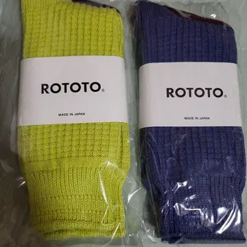 ROTOTO 코튼 와플 크루 삭스 새상품