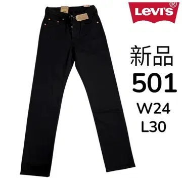 Levi's 리바이스 501 블랙 데님 W24 L30 새상품