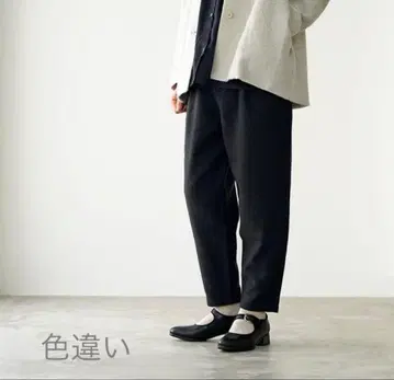 evam eva / tuck pants stone gray