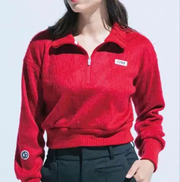 CPG 여성용 하프 지퍼 스웨터 M