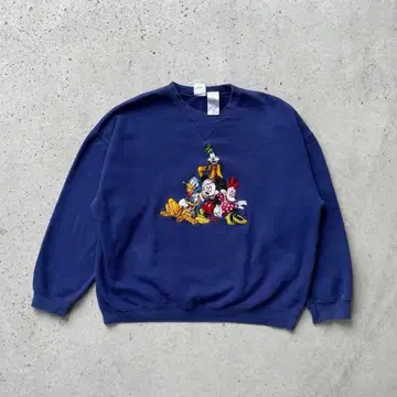 90s 디즈니 스토어 미키 자수 맨투맨 디즈니 구제 의류