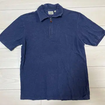 L.L.Bean 네이비 지퍼 피케 셔츠 M