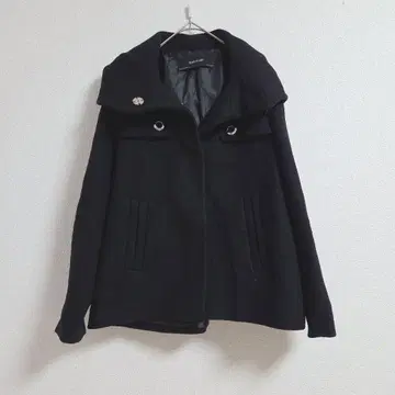 ZARA BASIC 숏코트 블랙 XS 사이즈 아우터