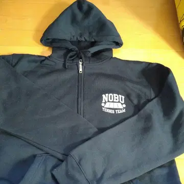 nobu 테니스 맨투맨 상하의 세트 새상품 속기모