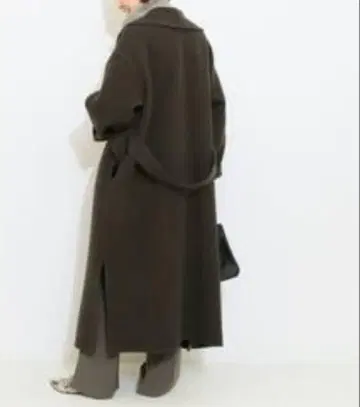 everyday i like 더블 페이스 가운 코트