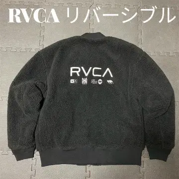새상품급 RVCA 루카 리버서블 보아 플리스 자켓 ma-1