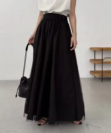 [ 새상품 ] CAPRICIEUX LE'MAGE 튤 레이어드 스커트 36