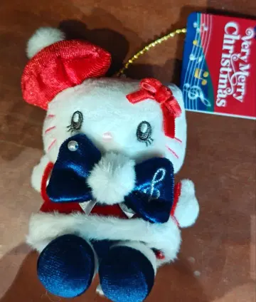 USJ 헬로키티 2025 크리스마스 마스코트 키체인