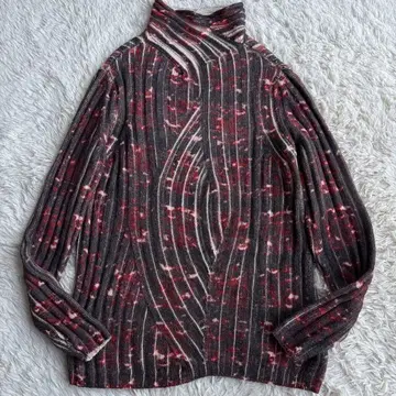 (새상품급) 엠포리오 아르마니 하이넥 알파카 니트 변형