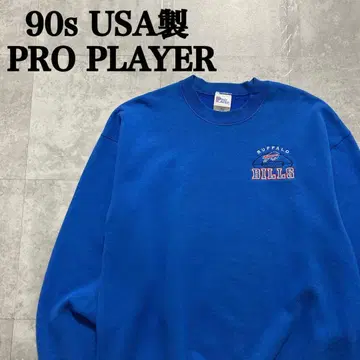 [ USA제.90s ] PRO PLAYER 로고 자수 BILLS 맨투맨