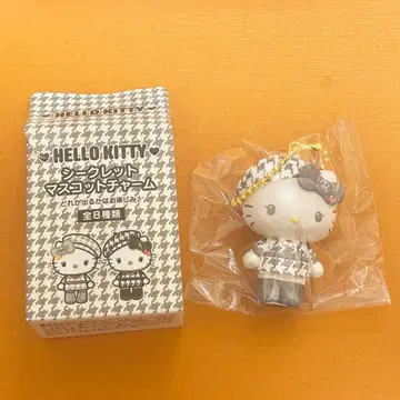 헬로키티 시크릿 마스코트 참 흑백 걸리시