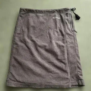 하자품 몽벨 샤미스 랩스커트 M 플리스 무릎담요