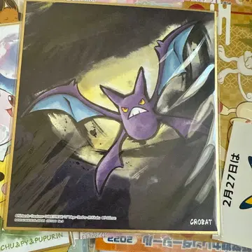 포켓몬 색지 아트 골뱃 미개봉