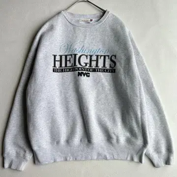 SHENERY 시너리 로고 맨투맨 트레이닝복 그레이 오버 사이즈