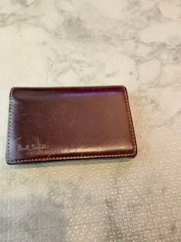 Paul Smith 브라운 가죽 명함지갑