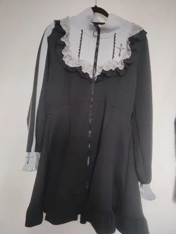 디어마이러브 저리 원단 미니 원피스