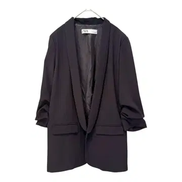 ZARA 자라 롤업 테일러드 자켓 L 블랙
