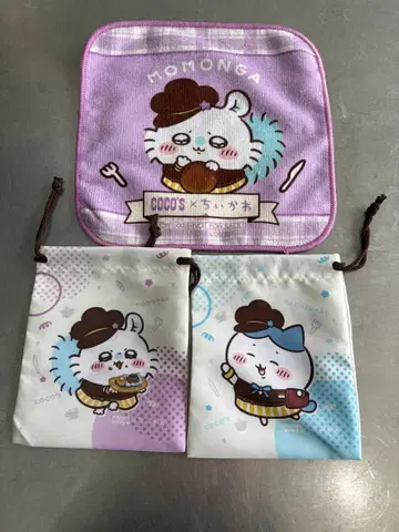 모몽가 손수건과 복조리 2개 세트 코스 콜라보