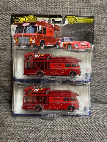 핫휠 팀 트랜스포트 페라리 250 GTO & 피아트 2대