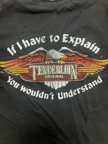 레어 텐더 로인 T셔츠 L사이즈 할리