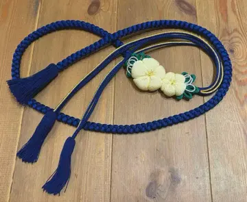 후리소데 허리띠 블루 파랑 새상품급