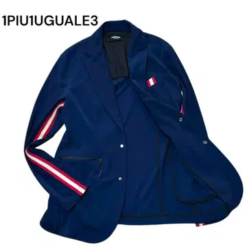 1PIU1UGUALE3 네이비 테일러드 자켓 라인 M 상당
