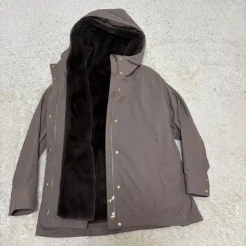 새상품급 PLST 퍼 라이너 포함 마운틴 파카 블루종 3way 브라운 L