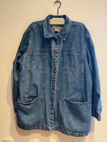 데님 자켓 오버 사이즈