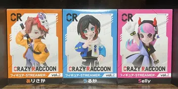 Crazy Raccoon 클레이 라쿤 피규어 Vol.2 세트