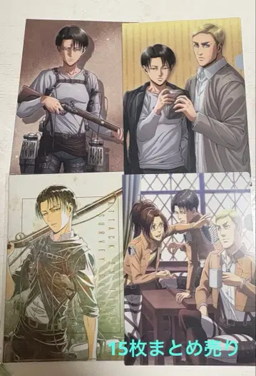 진격의 거인 클리어 파일 묶음 판매 15개