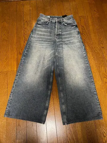 ZARA 배기 데님 오버다이