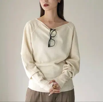 ETRE TOKYO 에트레토쿄 허니콤 써멀 돌먼 상의 면 100