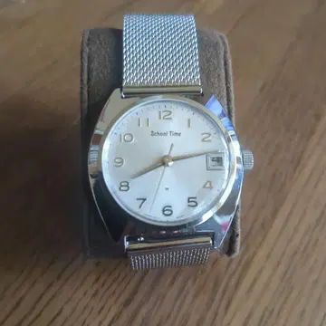 SEIKOSchool 타임 수동 와인딩 시계 스테인리스