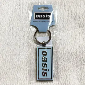 oasis 로고 메탈 키링 10월 내한 기념 공식 굿즈