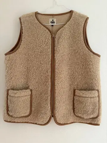 콜드브레이커 플리스 보아 베스트 베이지 L 사이즈