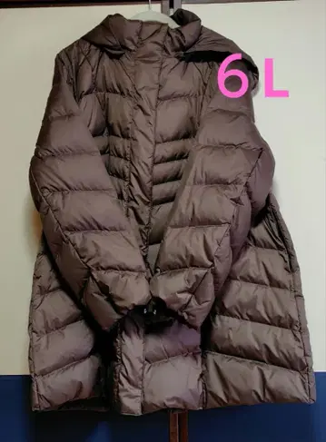 빅 사이즈 브라운 다운 자켓 6L
