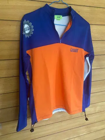 GOTHAM 긴팔 티셔츠 오렌지/블루