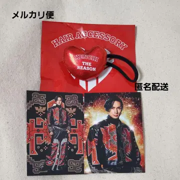 타치바나 켄치 포토 카드 포토카 머리끈 세트
