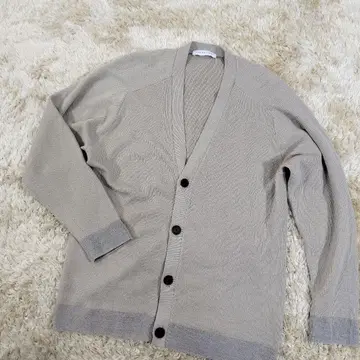 ESTNATION 워셔블 클리어 울 가디건