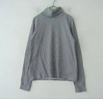 미사용에 가까운 MidiUmi [미디우미] 코튼 보더 터틀 티셔츠