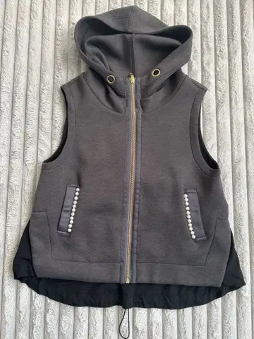 Respighi 레스피기 펄 장식 베스트 사이즈 38