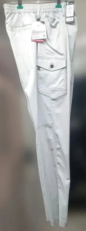 I'Z FRONTIER 스트레치 옥스퍼드 카고 팬츠 LL 실버 그레이