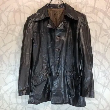 다크 브라운 가죽 자켓 천연 가죽